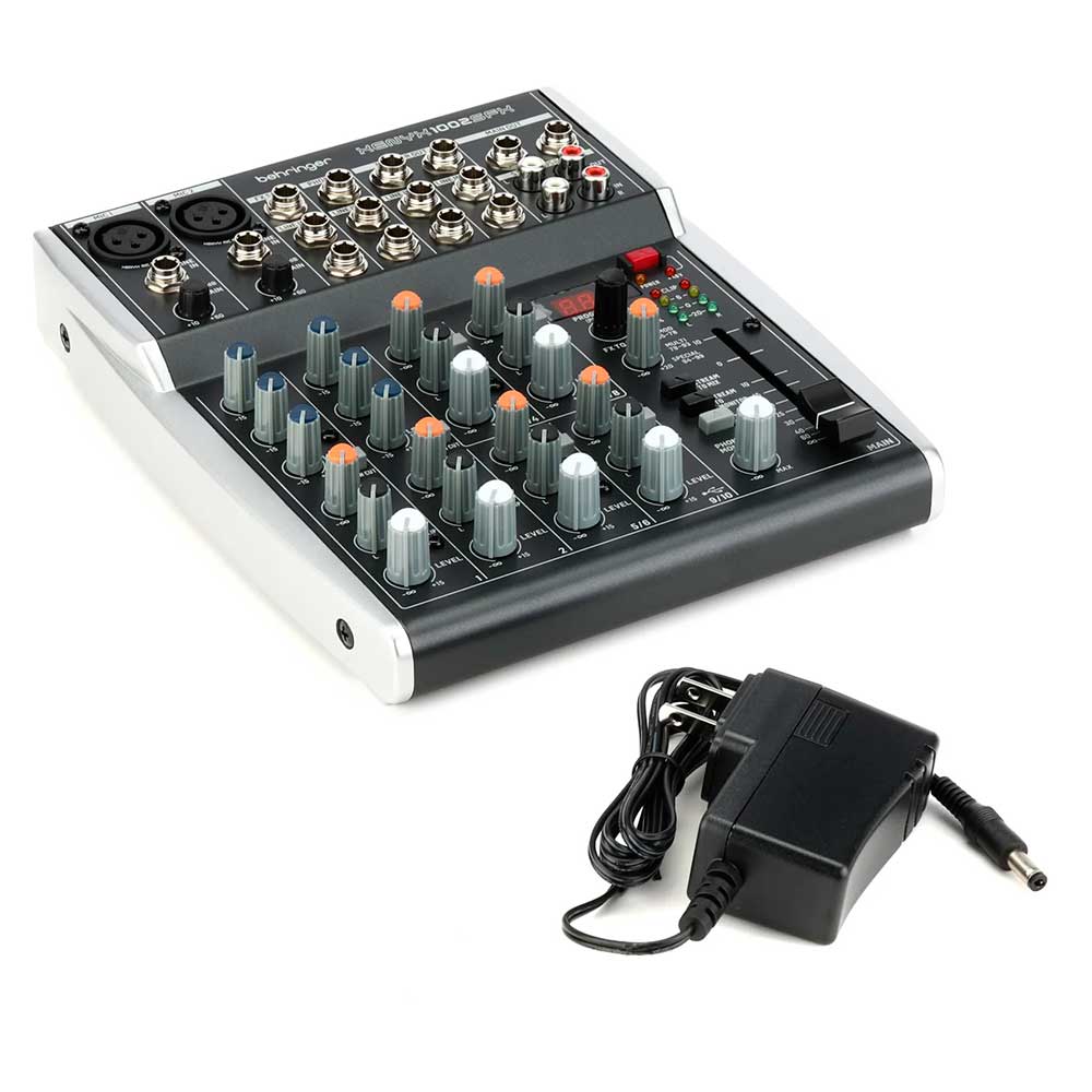 Behringer Xenyx 1002SFX Mezcladora de audio analógico de 10 canales