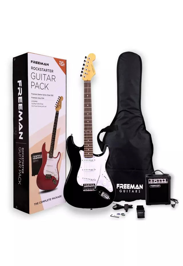 Pack de guitarra eléctrica Stratocaster Freeman