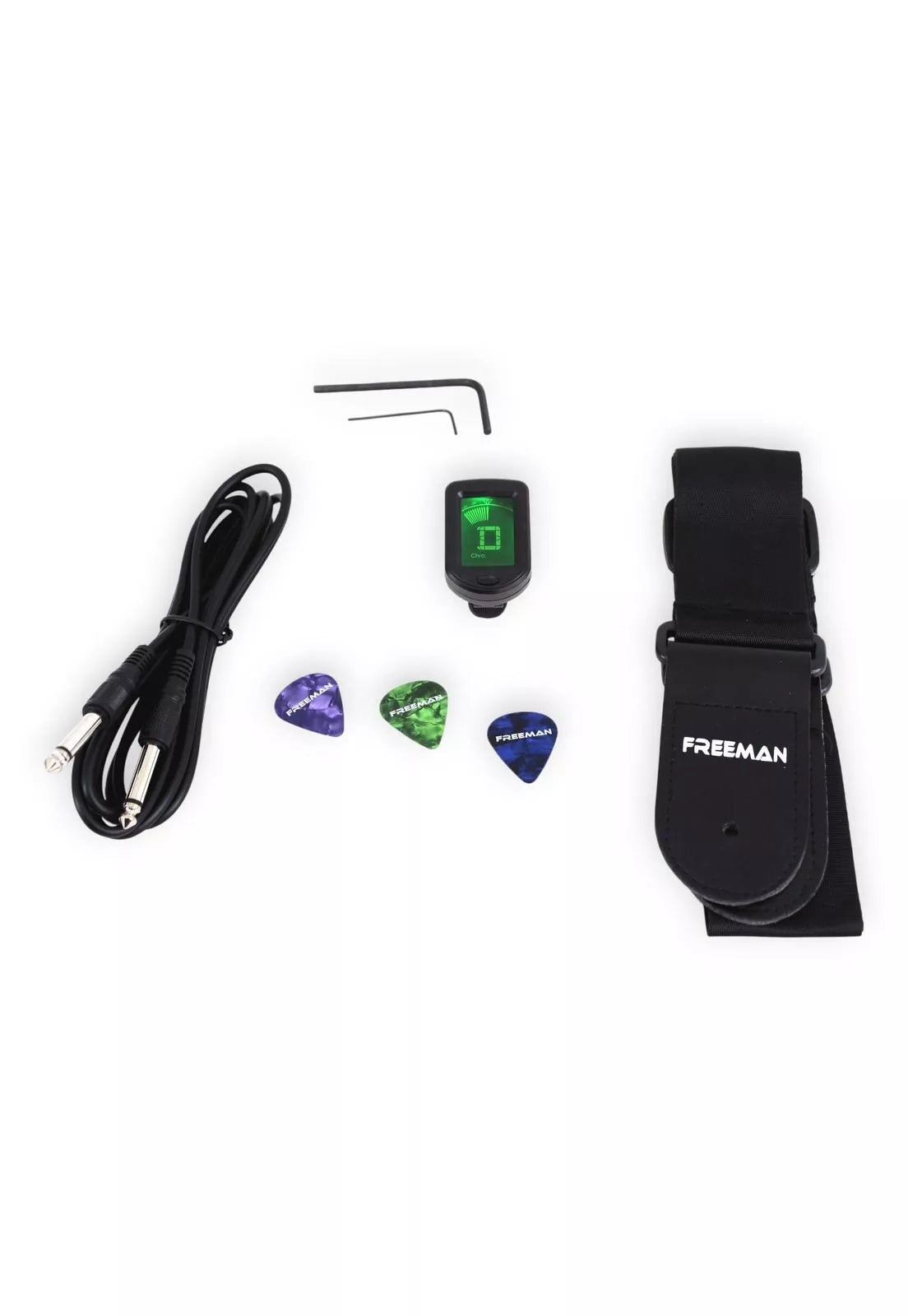 Pack de guitarra eléctrica Stratocaster Freeman