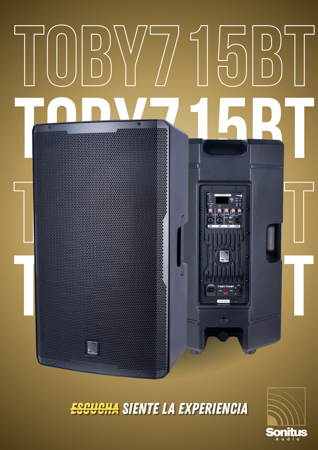 SONITUS TOBY715BT Parlante activo de 15″