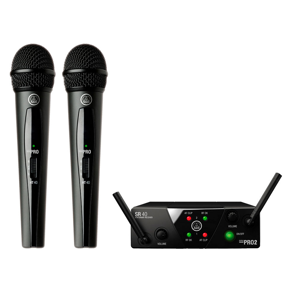 Akg WMS40 Mini Dual – Sistema de Micrófonos Inalámbricos Doble