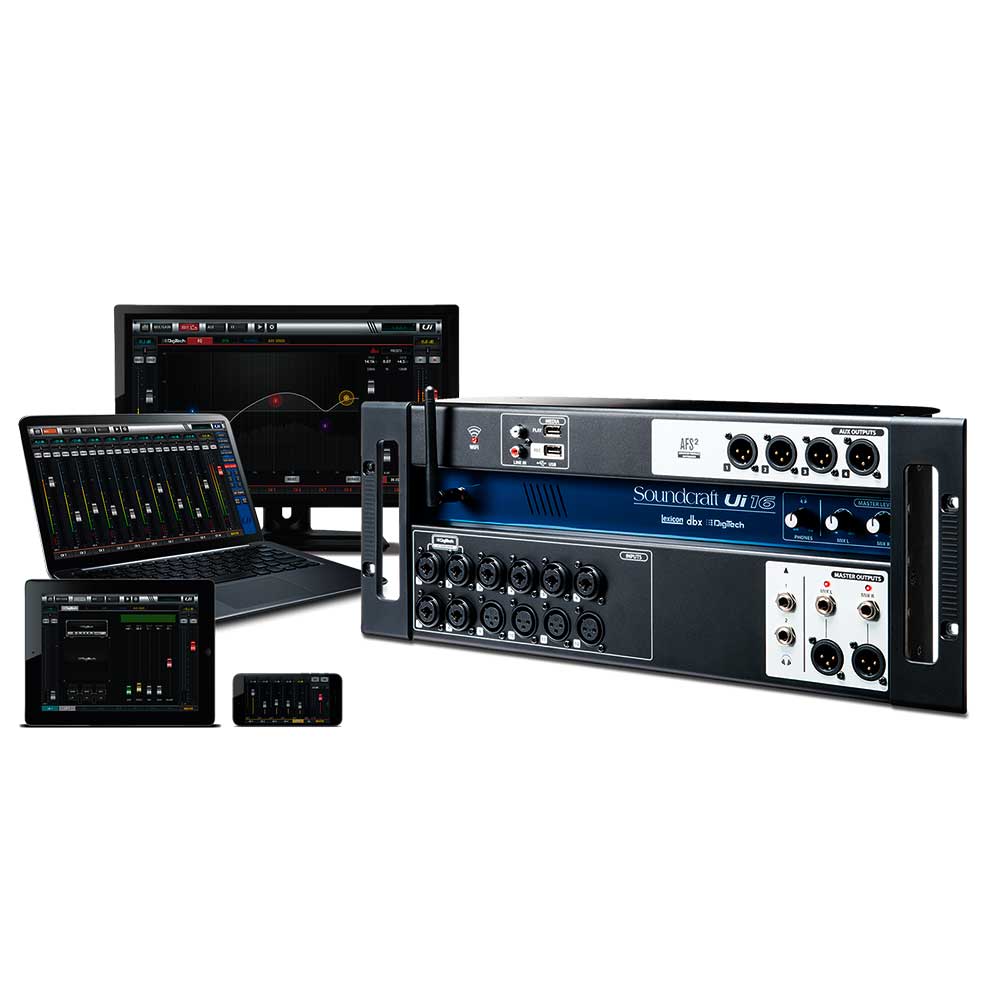 Soundcraft Ui16 Mezcladora Digital de 16 canales