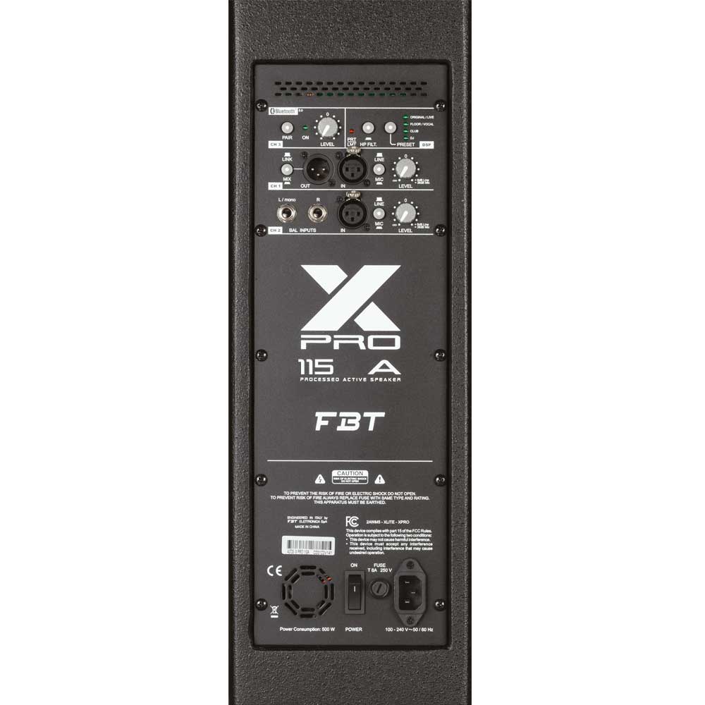 FBT X PRO 115A – Parlante Activo con Bluetooth